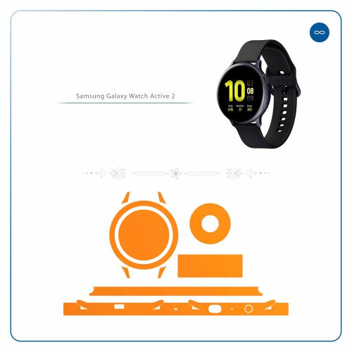 Samsung_Galaxy Watch Active 2 (44mm)_Matte_Orange_2